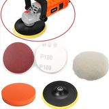 Depolife Oto Araç Kaporta Boya 180Mm Cırt Taban Bone Sünger Cırt Zımpara Polisaj Seti