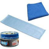 Depolife Oto Kaporta Tampon Çizik Giderici Pasta Cila Microfiber Kurulama Bezi Ve Mikrofiber Cam Bezi Seti