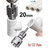 Depolife Pcv Su Borusu için iç Dış Klavuz Açma Aleti 1/2 Pprc Plastik Borular için diş açma Pafta Aparatı 20mm