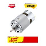 Depolife Rs775 Dc Motor 14.4v Rulmanlı Outlet Motor (12V - 36V) Şarjlı Mattkap Cnc Proje Ödev