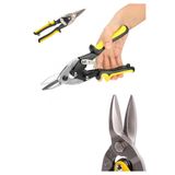 Depolife Saç teneke alüminyum Karton Kesme Makası Düz çeneli makas düz ağız kaportacı makası 250mm