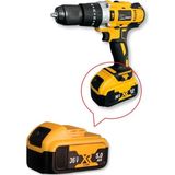 Depolife Şarjlı Matkap Için Yedek Batarya 18V 21V 36V Volt Şarjlı Makine Aküsü 10LU 18650 Pil Grubu 5.0 Amper
