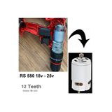 Depolife Şarjlı Matkap Motoru Rs 550 Çarklı Motor DC 18v-25v Akülü Matkap motoru 12 diş 21VB-DT