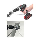 Depolife Şarjlı Matkaplar Için Metal Plaka Ve Sac Kesme Aparatı Açılı Oval Çatı Sacı Hızlı Kesici
