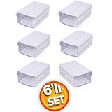 Depolife Şeffaf Çekmeceli Organizer Kutu 6 Kutu Dremel Gravür Boncuk Mücevher Saklama Kutusu düzenleyici Krem