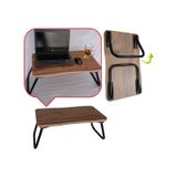 Depolife Servis Çay Yemek Sehpası Bilgisayar Ders Çalışma Masası Notebook Ceviz