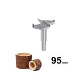 Depolife Tas Mum Saksı Yuva Açmak için Ahşap Freze Pancı 90mm Panç Matkap Ucu