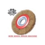 Depolife Taşlama Motoru Çelik Fırçası 175Mm Spiral Sarı Tel Fırça Kir Pas Yağ Sökme Parlatma Fırçası