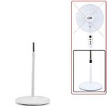 Depolife Vantilatör Ayağı Teleskopik Borulu Simit Ayak Fan Pervane Ayağı 38x70cm Üniversal Tüm Markalara uyumlu Beyaz