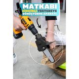 Depolife Zincirli Testere Dönüştürücü Şarjlı Elektrikli Matkap Için Taşınabilir Ahşap Testere Adaptörü