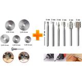 Depomega 12 Parça Ahşap Oyma Şekillendirici Mini Testere Bıçak Dremel Gravür Uç Set - Renk
