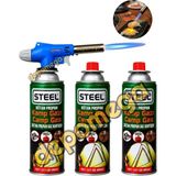 Depomega 1300 Derece Orijinal Pürmüz Çakmak + 3 Adet Steel Kartuş - 17.5 cm - Beyaz