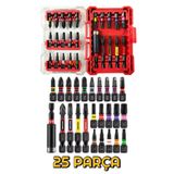 DepoMega 25 Parça Bits Uç PH Torx SQ Uzatma Adaptörlü Set Özel Kutulu