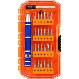 Depomega 26 Parça Kalem Model Mıknatıslı Tornavida Seti Ps5 Ps4 Ps3 XBOX360 Pc Gözlük Saat Tamir - Mavi - 2.8 cm