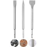Depomega 3 Parça Keski Murç Seti Beton Tuğla Duvar Kırma Delme Hilti Uç 25 cm