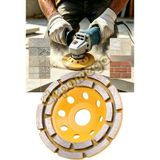 Depomega Elmaslı Taşlama Silme Diski Beton Mermer Granit Taş Mozaik Temizleme 115 mm - Sarı