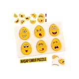 Depomiks Avm Ahşap Eğitici Öğretici Yapboz Bultak Emoji Puzzle Duyusal Oyuncak