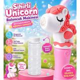 Depomiks Avm Depomiks🌈 Sihirli Unicorn Baloncuk Makinesi | Işıklı Otomatik Köpük Balon Oyuncağı - Pembe