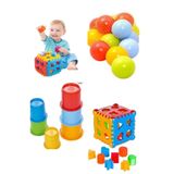 Depomiks Avm Oyuncak Sevimli Kule Bul Tak Puzzle Eğitici Zeka Geliştirici Set