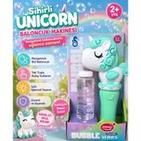 Depomiks 🌈 Sihirli Unicorn Baloncuk Makinesi | Işıklı Otomatik Köpük Balon Oyuncağı - Açık Yeşil