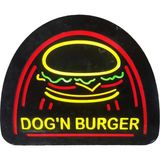 Deport Dog'n Burger Yazılı Görsel Tabela 3D LED Neon Işıklı Kutu Harf Tabela