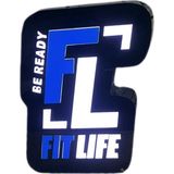 Deport Fit Life Yazılı Görsel Tabela 3D LED Neon Işıklı Kutu Harf Tabela