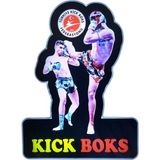 Deport Kickboks Yazılı Görsel Tabela 3D LED Neon Işıklı Kutu Harf Tabela