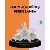 Depozee 3x3 Metre Yıldız Peri LED Perde Işık Romantik Dekorasyon
