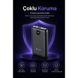 Depozee Cep Telefonu Uyumlu 10000 Mah Dijital Göstergeli Hızlı Şarj Powerbank