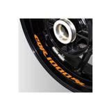 Depozee Honda CBR 1000RR Yazılı Turuncu Jant İçi Yazılı Sticker Etiket Modeli