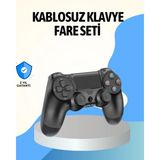 Depozee Ps4 Uyumlu Kablosuz Oyun Kolu Ergonomik Çift Titreşimli