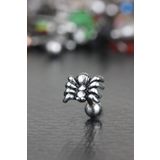 depozoom 316L Cerrahi Çelik Kıkırdak Tragus Helix Vintage Antik Gotik Etnik Tasarım Örümcek Piercing