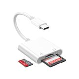 Deppo Trend 17/16/15/Pro Max/Plus/Mini/iPad/MacBook Pro/Air Samsung Uyumlu Type-C To SD/Micro SD/TF Kart Okuyucu