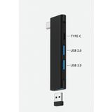 Deppo Trend iPad/iPhone/Macbook Uyumlu Type-C To 3x USB 1x Type-C Çevirici Dönüştürücü Çoğaltıcı Metal Dayanıklı