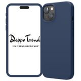 Deppo Trend iPhone 15 ile Uyumlu Kılıf Leke Tutmayan Esnek Silikon Kılıf içi Süet Yüksek Kaliteli Liquid Silikon Lansman Kılıf Kamera Çevresi Yükseltilmiş Renkli Koruyucu Kapak