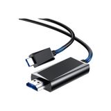 Deppo Trend iPhone 15 Pro Max/16/16 Plus/17 Pro Max Uyumlu Type-C HDMI Çevirici 4K 1080P USB-C 2m Dönüştürücü