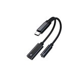 Deppo Trend Samsung Xiaomi Uyumlu Type-C Jack Kulaklık Çevirici Dönüştürücü Örgü Kablo Bluetooth Gerektirmez