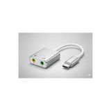 Deppo Trend Type-C To 3.5mm Jack Çevirici USB-C To Kulaklık Mikrofon Ses Kartı Adaptör Notebook PC Dönüştürücü