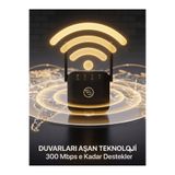 Deppo Trend Wifi Sinyal Güçlendirici 300 Mbps'e kadar Wireless Kablosuz Menzil AĞ Genişletici WAN/LAN To WİFİ