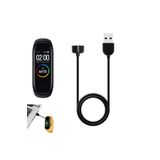 Deppo Trend Xiaomi Mi Band 5/6/7 Şarj Kablosu M5-m6-m7 Siyah Renk Bileklik Usb Şarj Aleti