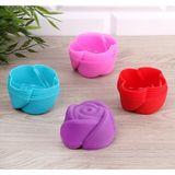 Depposite 6'lı Silikon Gül Şeklinde Mini Muffin Kalıbı 7 cm