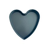 Depposite Altı Çıkan Kalp Tart Kalıbı | Çıkarılabilir Taban 25XX26X3.5 cm
