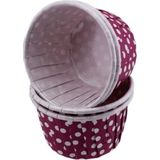 Depposite Cupcake Kalıbı Büyük Boy 62*40 mm - 100'LÜ Puantiyeli Mor