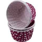 Depposite Cupcake Kalıbı Büyük Boy 62X40 mm 50'li Puantiyeli Mor