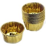 Depposite Cupcake Kalıbı Küçük Boy 44*35 Sufle-Muffin Kek Kalıbı - 24'lü Altın