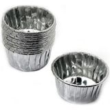 Depposite Cupcake Kalıbı Küçük Boy 44*35 Sufle-Muffin Kek Kalıbı - 24'lü Gümüş
