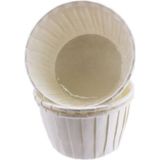 Depposite Cupcake Kalıbı Minik Boy Düz Renk 38X30 mm 50 Adet Beyaz