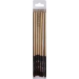 Depposite Doğum Günü Pasta Mumu Pastel 16 cm - 6 Adet Altın