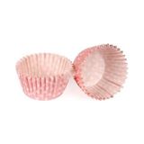Depposite Kek Kalıbı Pet Kapsül 52X45 mm Kağıt Cupcake Kağıdı 100'LÜ Puantiyeli Pembe