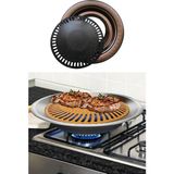 Depposite Mucize Izgara Stovetop Grill Ocak Üstü Yanmaz Yapışmaz Dumansız Grill